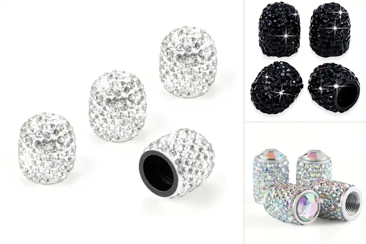 Detailed view of Best Bling Tire Caps