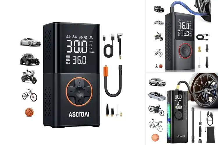 Detailed view of Best Compact Portable Tire Pump
