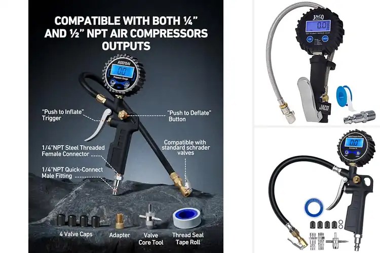 Detailed view of Best Digital Pressure Gauge Tire Inflators