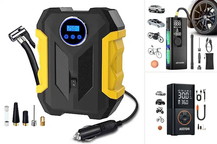 Detailed view of Best LED Light Tire Inflators